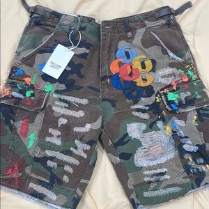 Gallery Dept Artistic Camouflage Cargo Shorts